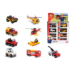 Dickie Požárník Sam Dickie Požárník Sam Autíčko kovové 1:64 - cena za 1ks