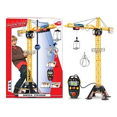 Dickie RC Dickie stavební jeřáb Mega Crane 120cm, na kabel