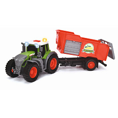 Dickie Traktor Fendt s přívěsem 26cm
