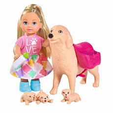 Simba Evi Love Simba Panenka Evička s pejskem a štěňátky