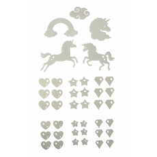 Simba GID svítící sada jednorožec, 41 dílů