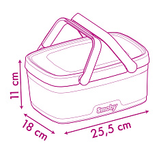 Smoby Disney Princess Piknikový koš  2 v 1