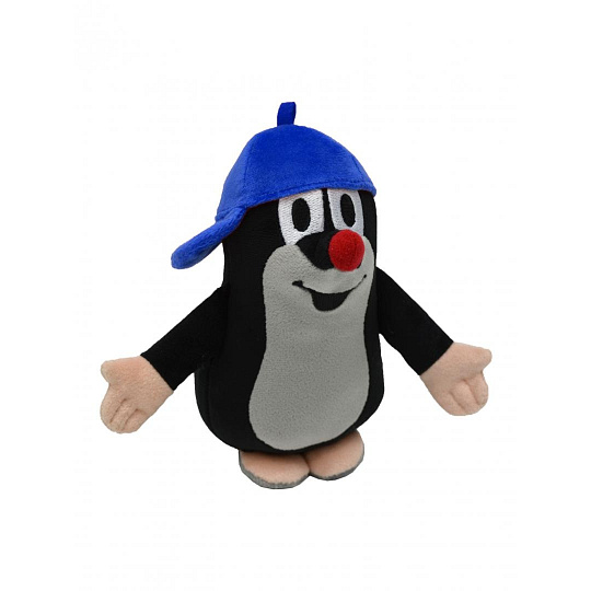 Moravská Ústředna Brno 47902E Krtek plyšový s modrou kšiltovkou 16cm Moravská Ústředna Brno 47902E Krtek plyšový s modrou kšiltovkou 16cm