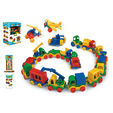 WADER Auto mini plast 10cm /kus/ asst 10 druhů WADER Auto mini plast 10cm /kus/ asst 10 druhů