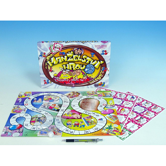 Pilgr Richard Manželství hrou + tchyně to zařídí 2 společenské hry v krabici 33x23x3cm