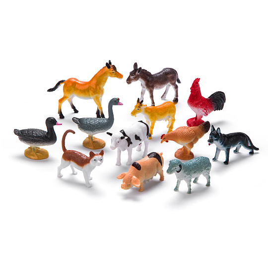FAUNICA Zvířátka figurky v tubě - Farma FAUNICA Zvířátka figurky v tubě - Farma