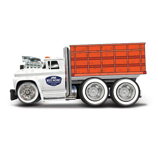 Maisto - Work Rigs - 1966 Chevrolet C60 Grain Truck, 1:64 Maisto - Work Rigs - 1966 Chevrolet C60 Grain Truck, 1:64
