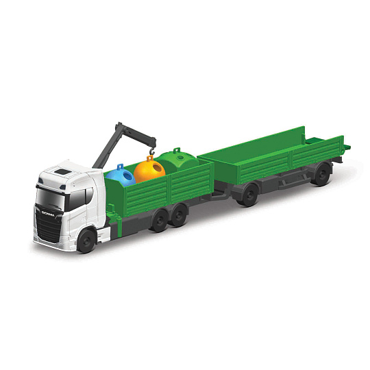 Maisto - Mini pracovní stroje, Kontejnerový přívěs Volvo FH16