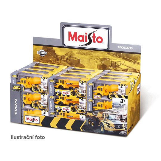 Maisto M. Volvo 3´´, assort, display Maisto M. Volvo 3´´, assort, display