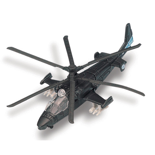 Maisto - Fresh Metal Tailwinds - letadla, KA-52 Alligator, matně černá, blister