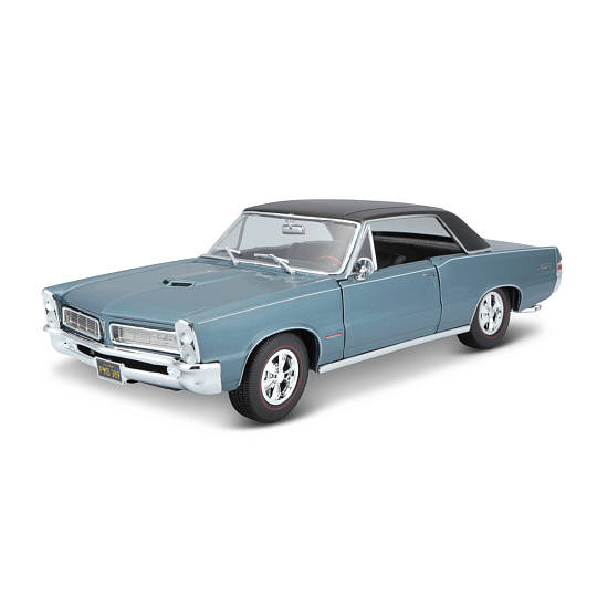 Maisto - 1965 Pontiac GTO, metal modrá, 1:18 Maisto - 1965 Pontiac GTO, metal modrá, 1:18