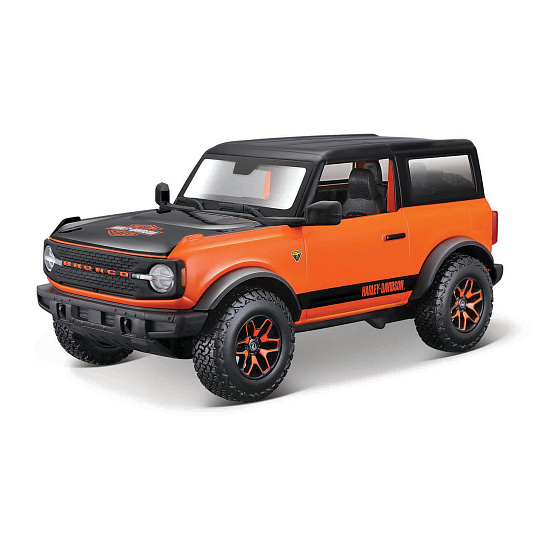 Maisto - Harley-Davidson Custom, 2021 Ford Bronco, 1:24 Maisto - Harley-Davidson Custom, 2021 Ford Bronco, 1:24
