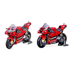 Maisto - Motocykl, Ducati Lenovo Team 2022, assort (63 Francesco Bagnaia+43 Jakc Miller), 1:18 Maisto - Motocykl, Ducati Lenovo Team 2022, assort (63 Francesco Bagnaia+43 Jakc Miller), 1:18