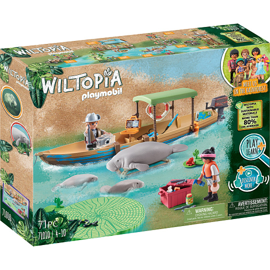 Playmobil Wiltopia - Výlet člunem za kapustňáky