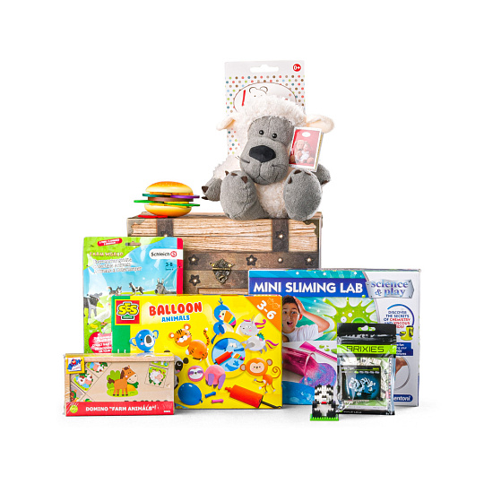 TRUHLA hraček Truhla plná hraček „Charlie“