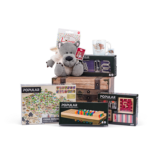 TRUHLA hraček Truhla plná hraček „POPULAR“, limitovaná edice TRUHLA hraček Truhla plná hraček „POPULAR“, limitovaná edice