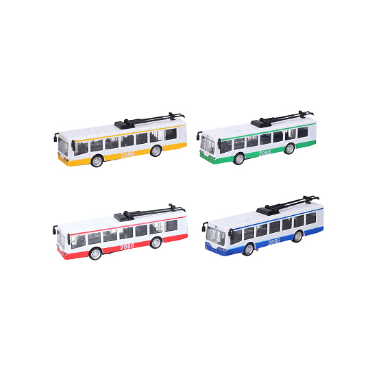 Wiky Trolejbus kovový s efekty 16 cm
