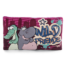 NICI polštář Krokodýl Hroch, 43x25 cm,  GREEN