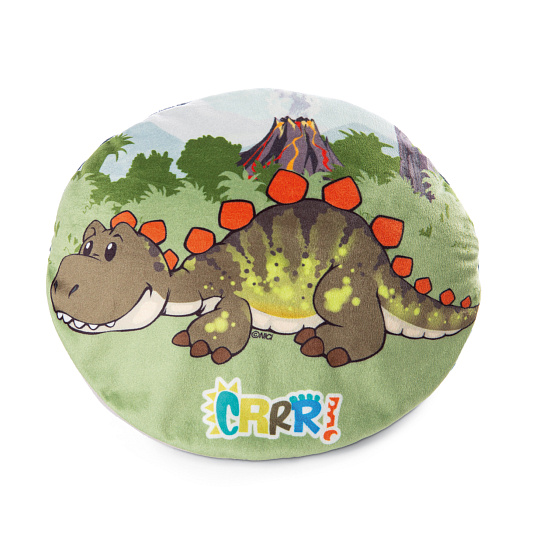 NICI polštář oboustranný Dino Tony-Rex Fossily 32x26cm, fosforeskující ve tmě, GREEN