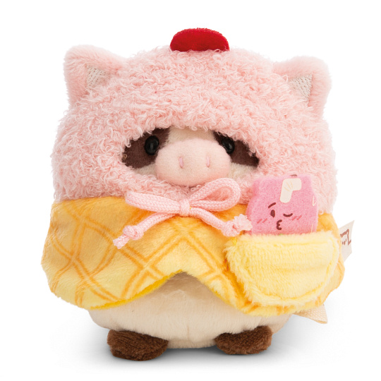 NICI MyMochi Kravička Moona 8 cm v kostýmu zmrzliny a milkshake , dárkové balení