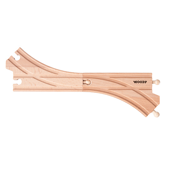 WOODY Příslušenství k dráze - výhybka K 2ks