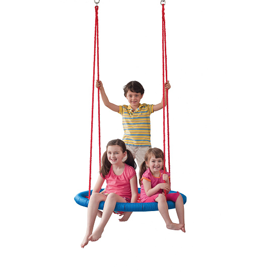 Woody 91409 Houpací kruh (průměr 100cm) - červeno-modrý