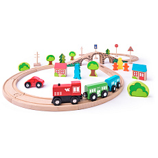 Woody 93061 Vláčkodráha Osmička s vláčkem Woody 93061 Vláčkodráha Osmička s vláčkem