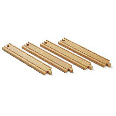 Brio 33341 Dlouhé koleje rovné, 216 mm, 4 ks příslušenství k vláčkodráhám Brio 33341 Dlouhé koleje rovné, 216 mm, 4 ks příslušenství k vláčkodráhám