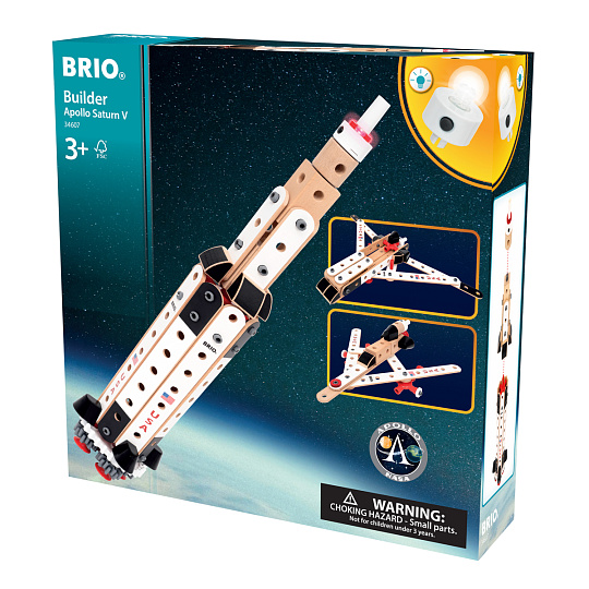 Brio Stavebnica BRIO BUILDER NASA Apollo Saturn V