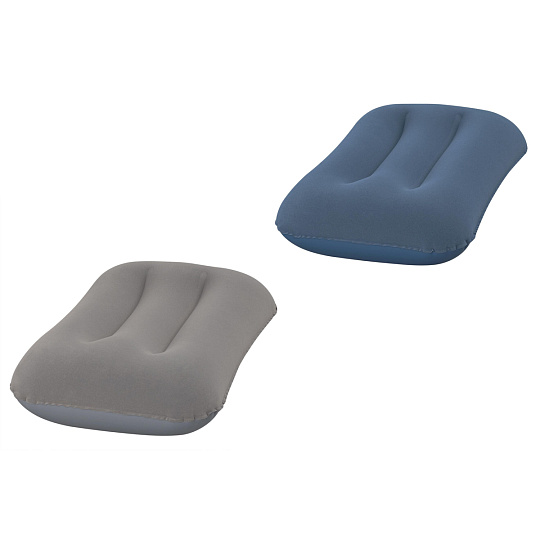 Bestway Semišový nafukovací polštář - mix 2 barvy, 42x26x10cm Bestway Semišový nafukovací polštář - mix 2 barvy, 42x26x10cm