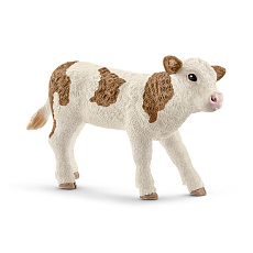 Schleich 13802 Zvířátko - tele simmentálské