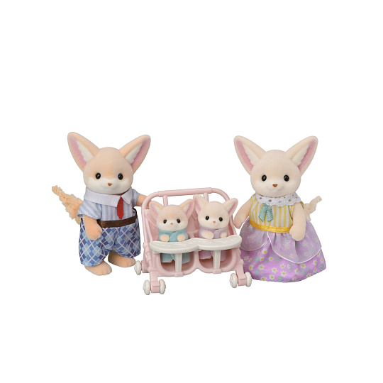 Sylvanian Families 5696 Rodina fenků s dvojčaty