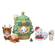 Sylvanian Families 5822 Domeček s vánočním stromečkem a baby figurky