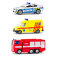 SIKU česká verze - set mix policie, hasiči, ambulance