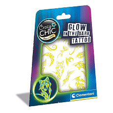Clementoni Crazy CHIC - Tetování svítící ve tmě