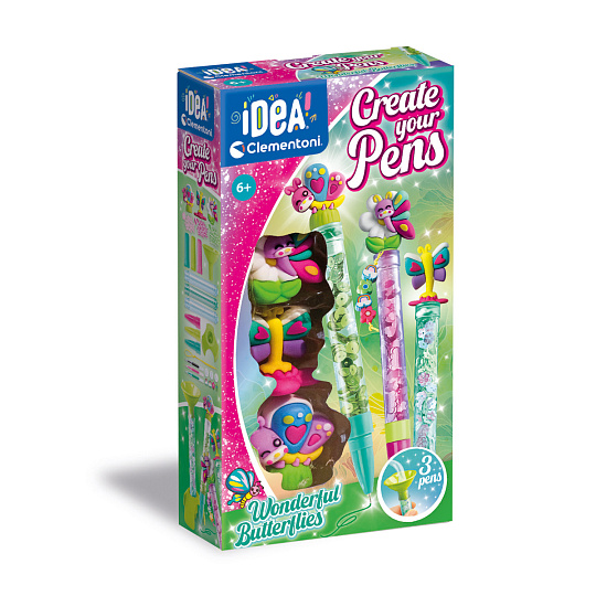 Clementoni IDEA - Vytvor si originálne pero Wonderful Butterflies Clementoni IDEA - Vytvor si originálne pero Wonderful Butterflies