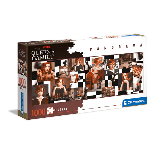 Clementoni Puzzle 1000 dílků panorama - The Queen´s Gambit