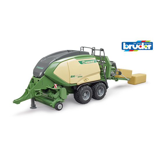 Bruder Farmer - KRONE balíkovač s 2 balíkmi sena