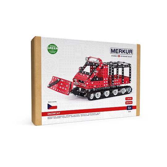 MERKUR - Stavebnice Merkur - Sněžná rolba, 619 dílků