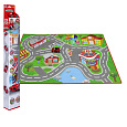 Maisto - BJUNIOR BB Junior - Hrací podložka LaFerrari Městečko s Junior LaFerrari autíčkem, 100x70 cm