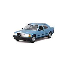 Bburago - Auta HOBBY, Mercedes-Benz 190 E 2.6, modrá metalíza, 1:24