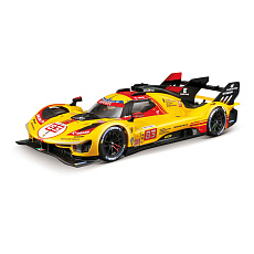 Bburago - RACING, Ferrari 499P - 24h Le Mans Livery 2024, žlutá, 1:24