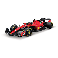 Bburago - FORMULA RACING, Ferrari SF-23 (2023) v dekorativním boxu, #55 Carlos Sainz, 1:24