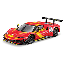 Bburago - RACING,  Ferrari 296 GT3 2023 v dekorativním boxu, 1:43