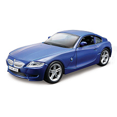 Bburago - Auta HOBBY, BMW Z4 M Coupe, modrá metalíza, 1:32