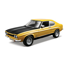 Bburago - Auta HOBBY, Ford Capri RS2600 (1970), žlutá, 1:32