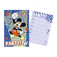 Rappa Sada párty 5 pozvánek + 5 obálek Mickey Mouse