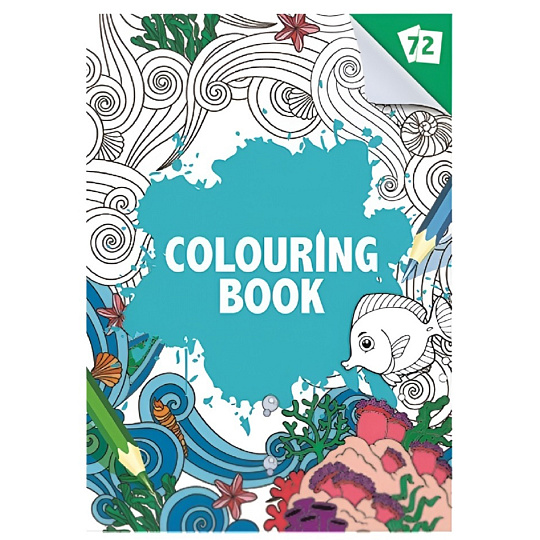 Rappa Kniha omalovánek 72 stran A4 vodní svět Rappa Kniha omalovánek 72 stran A4 vodní svět