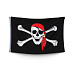 Rappa Vlajka pirátská 90x150 cm