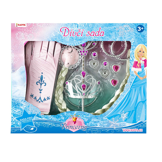 Rappa Sada princezna s rukavicemi růžová